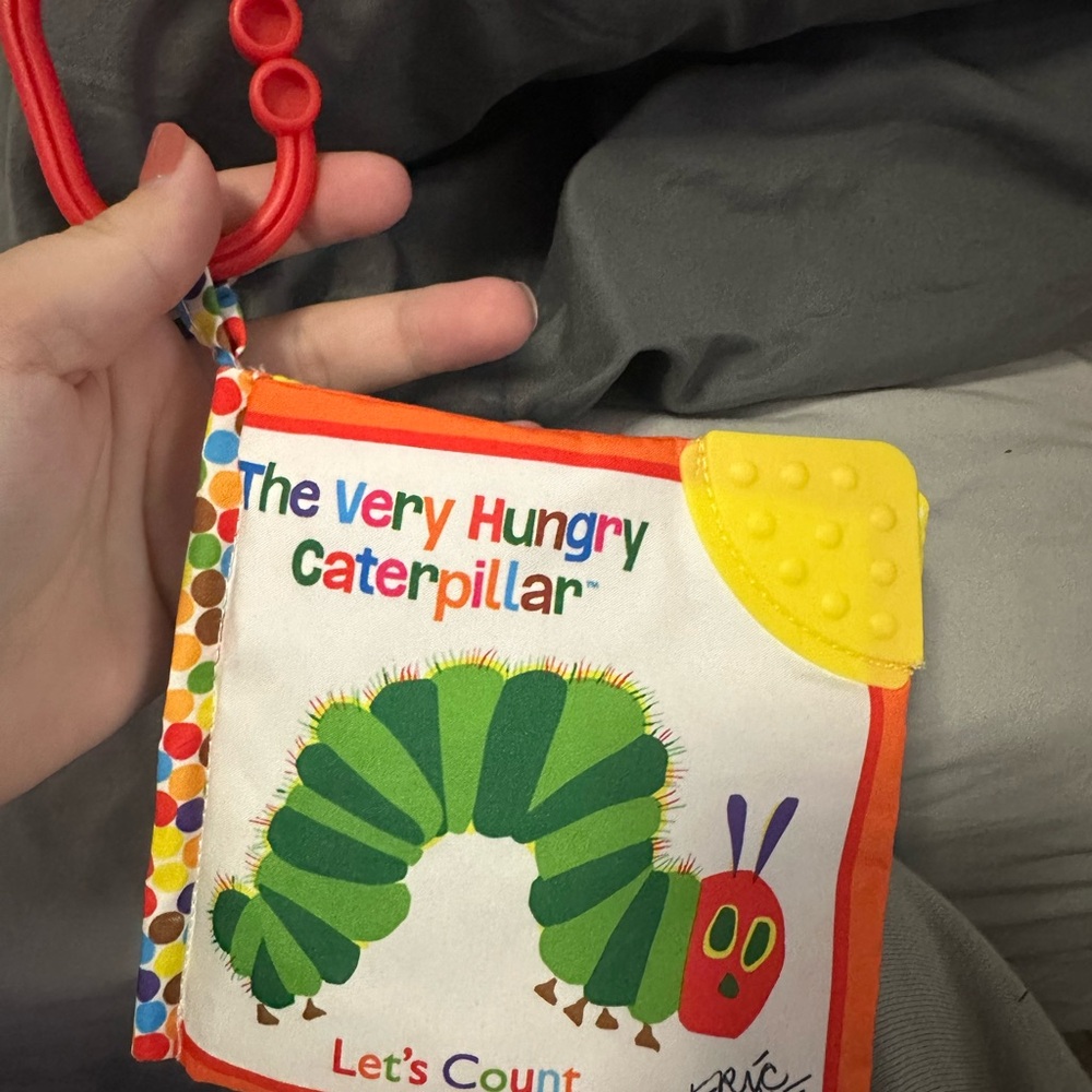 Source Unknown Caterpillar Counting Soft Book - Multicolor